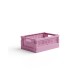 Made Crate Mini Πτυσσόμενο Κιβώτιο 24 × 16.5 × 9.5 cm (Soft Fuschsia)