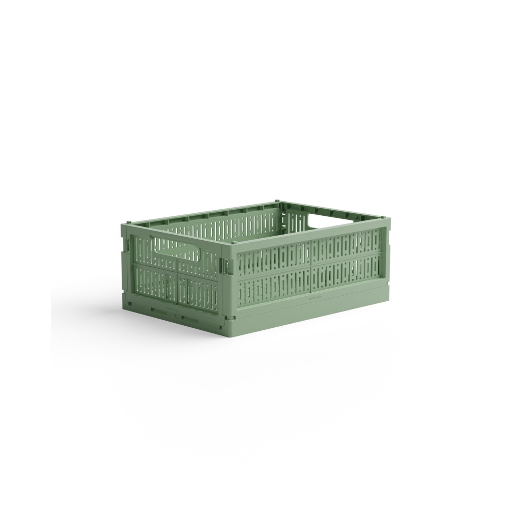 Made Crate Midi Πτυσσόμενο Κιβώτιο 34 × 24 × 13 cm (Green Bean)