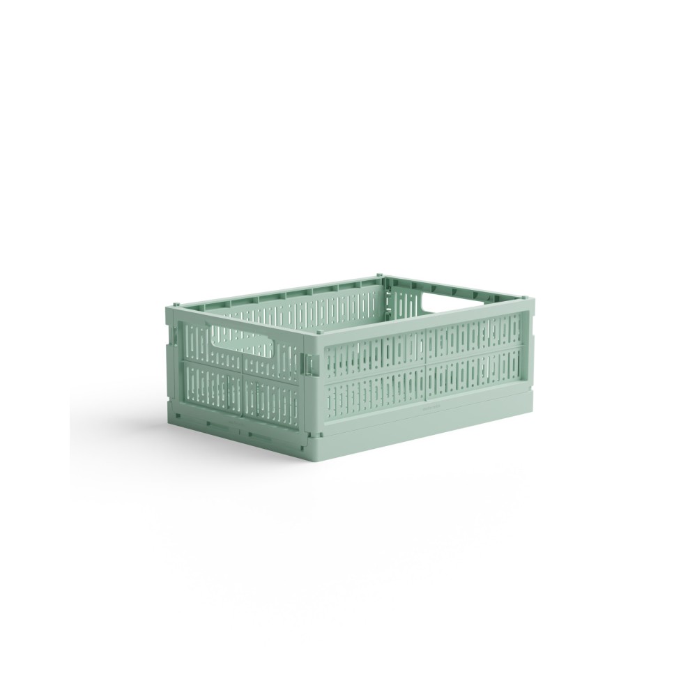 Made Crate Midi Πτυσσόμενο Κιβώτιο 34 × 24 × 13 cm (Minty)