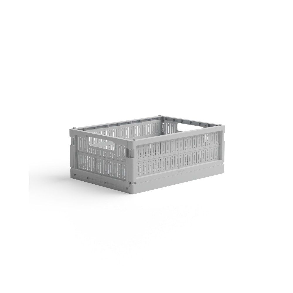 Made Crate Midi Πτυσσόμενο Κιβώτιο 34 × 24 × 13 cm (Misty Grey)