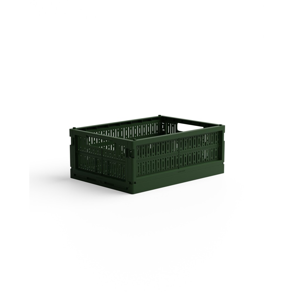 Made Crate Midi Πτυσσόμενο Κιβώτιο 34 × 24 × 13 cm (Racing Green)