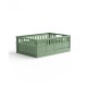 Made Crate Maxi Πτυσσόμενο Κιβώτιο 48 x 34 x 17 cm (Green Bean)