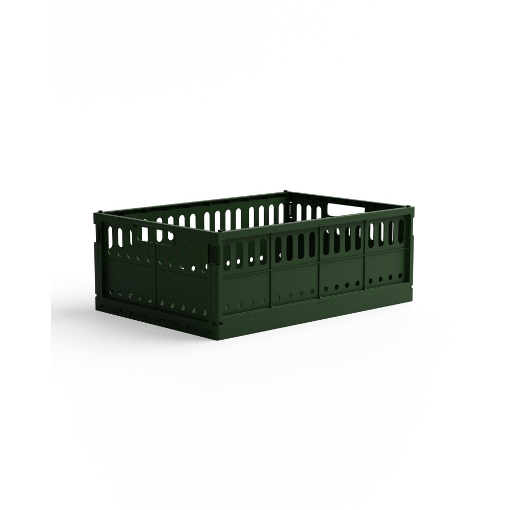 Made Crate Maxi Πτυσσόμενο Κιβώτιο 48 x 34 x 17 cm (Racing Green)