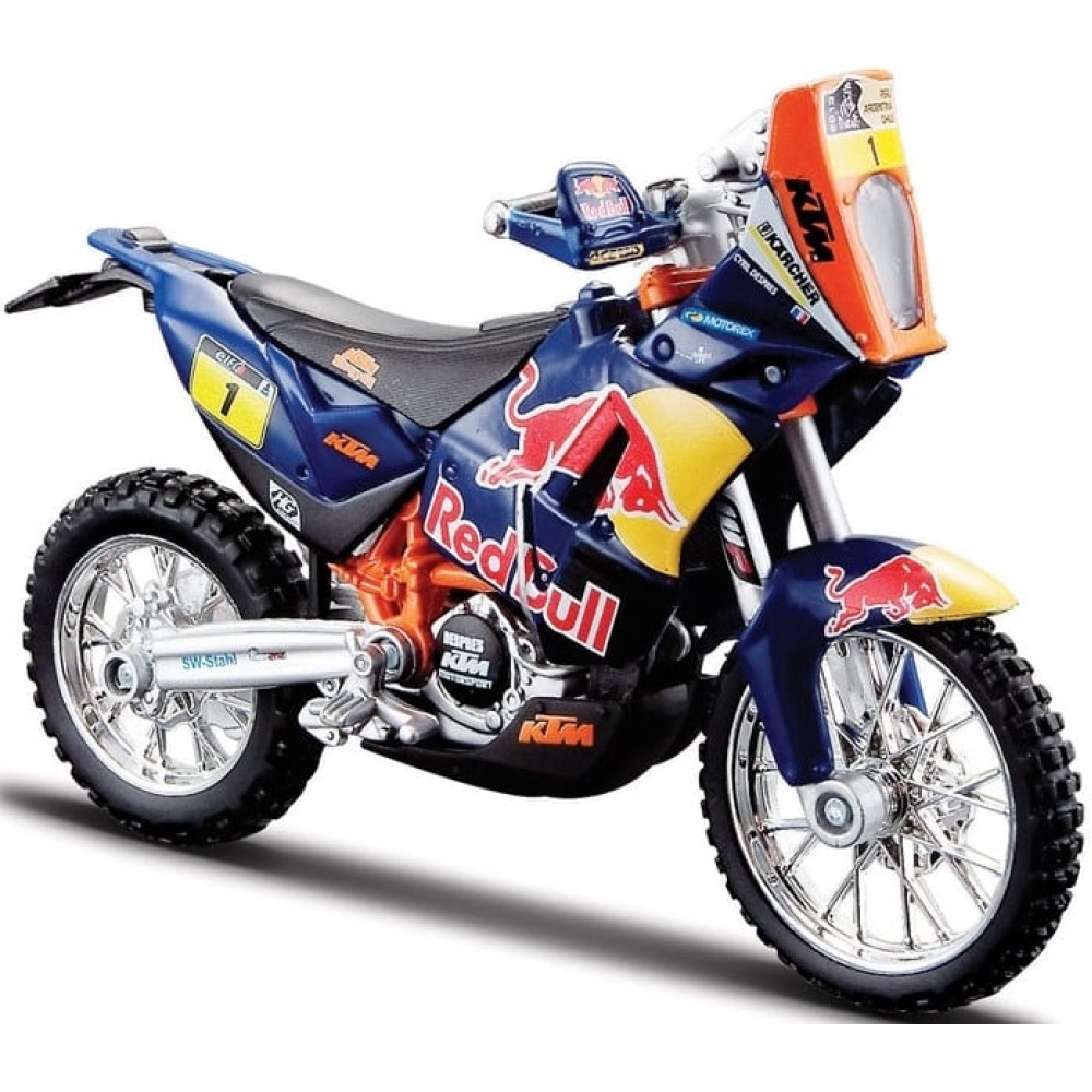 Bburago Race - Red Bull KTM 450 Rally (Dakar Rally) 1/18