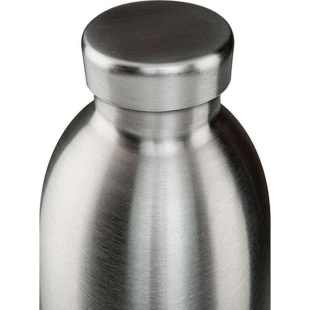 24Bottles Clima Bottle Ανοξείδωτο Μπουκάλι Θερμός 0.50lt (Brushed Steel)