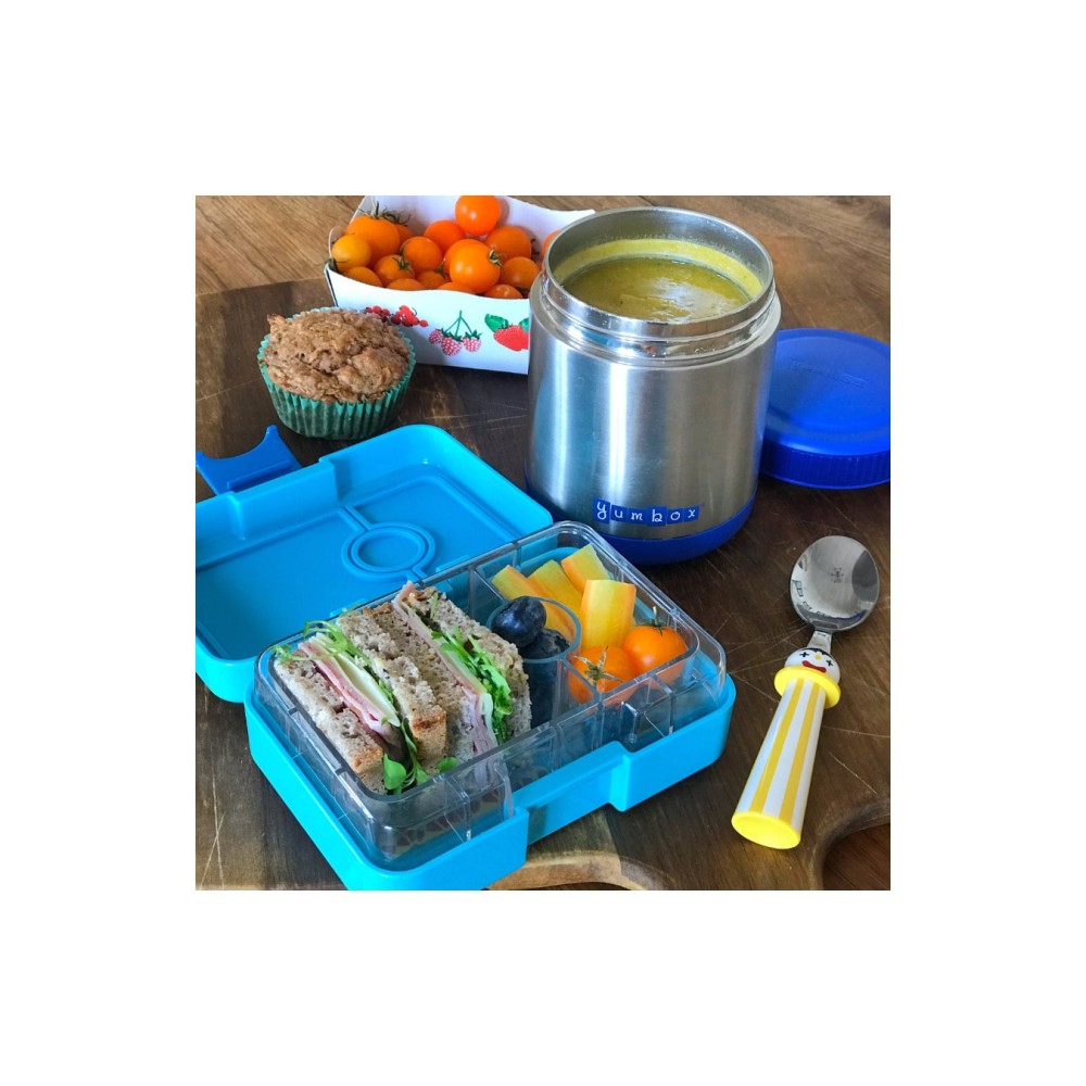 Yumbox Zuppa Θερμός Φαγητού με Κουτάλι 420 ml (Neptune Blue)