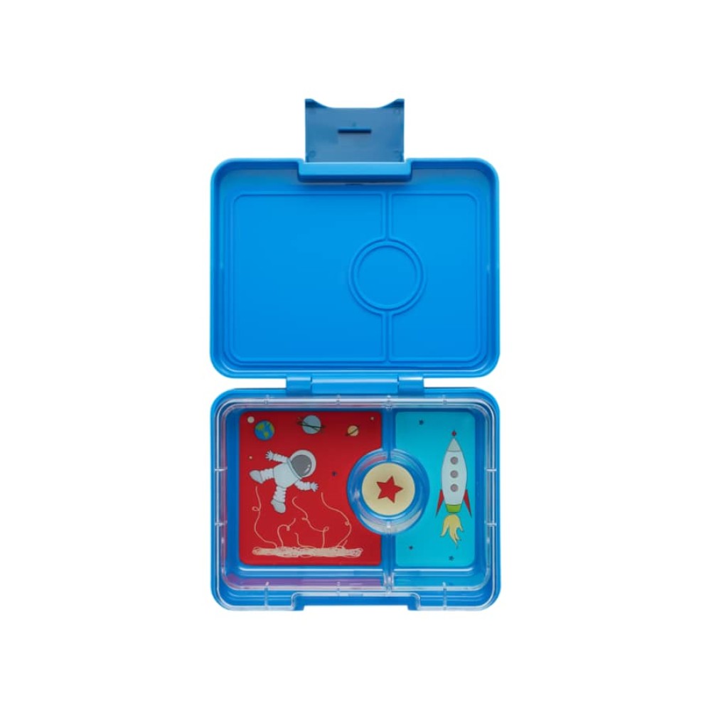 Yumbox Snack Φαγητοδοχείο με 3 χωρίσματα (Surf Blue - Rocket)