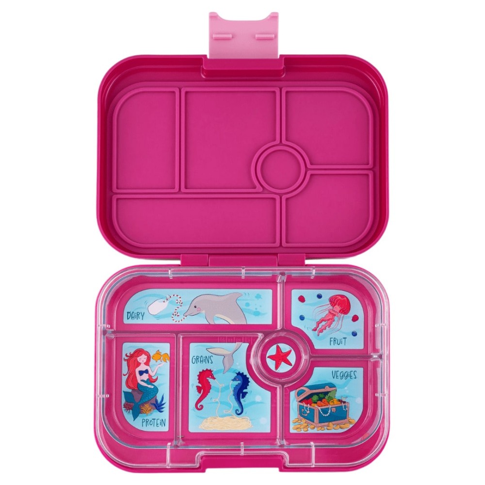 Yumbox Original Φαγητοδοχείο με 6 χωρίσματα (Malibu Purple - Mermaid)