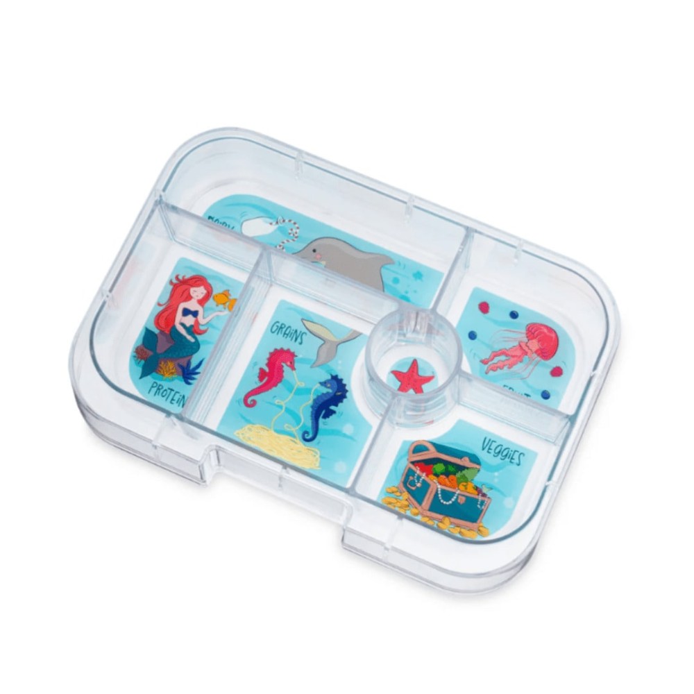 Yumbox Original Φαγητοδοχείο με 6 χωρίσματα (Malibu Purple - Mermaid)