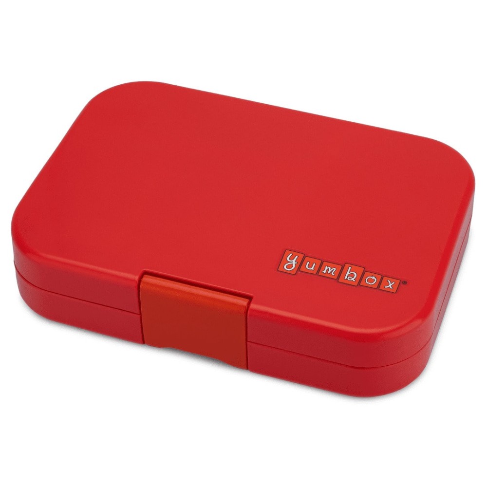 Yumbox Original Φαγητοδοχείο με 6 χωρίσματα (Roar Red - Race Cars)