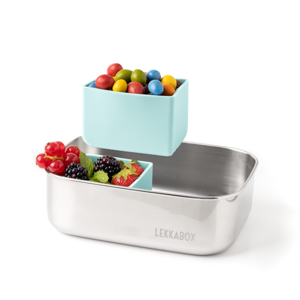 Lekkabox Base Bento Cups Θήκες Σιλικόνης (Mint)