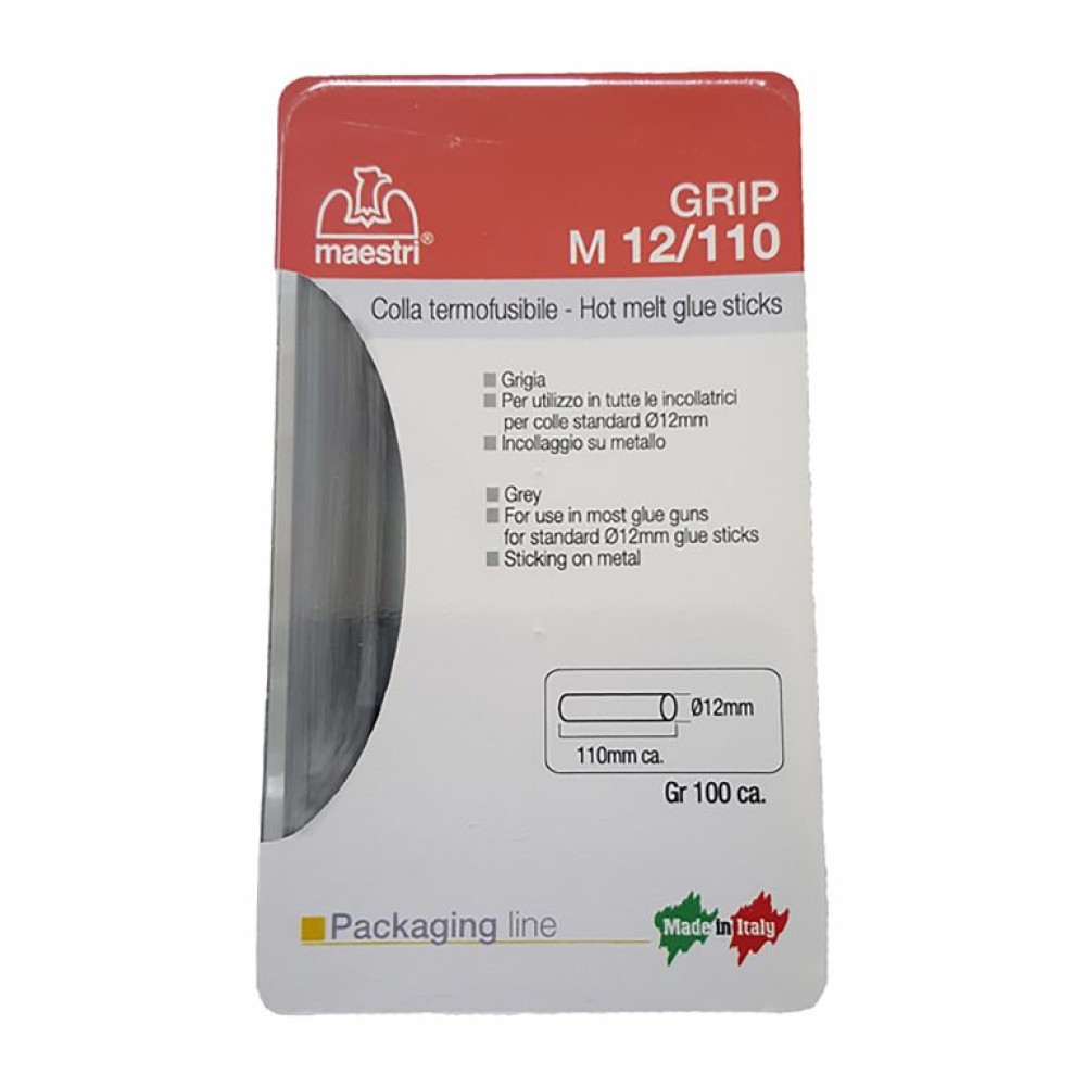 Maestri Ράβδοι Σιλικόνης M-12/110 100 γρ. 10 τμχ (Γκρι)