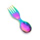 Lekkabox Rainbow Mini Spork Κουταλοπιρουνάκι από Ανοξείδωτο Ατσάλι