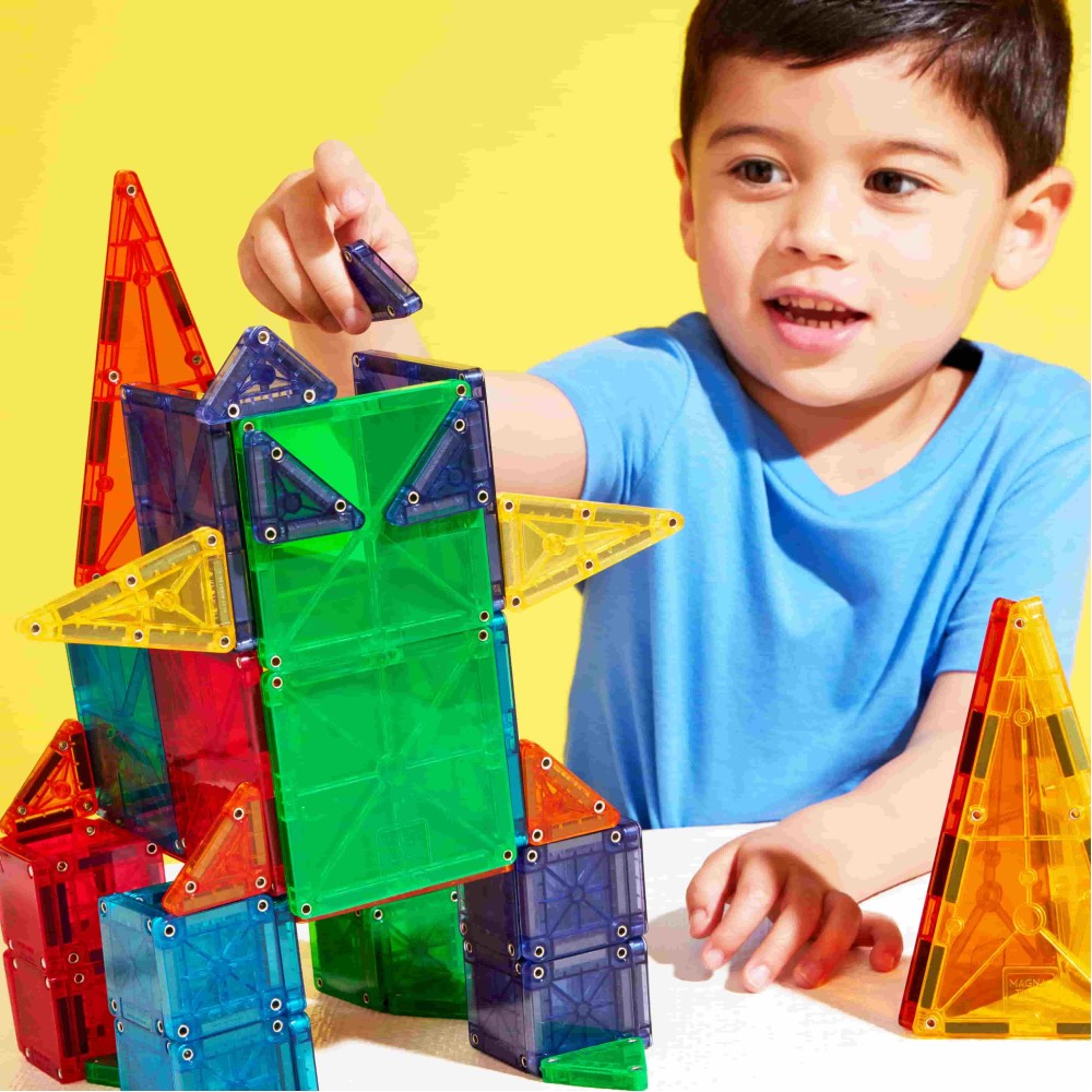 Magna-Tiles Μαγνητικό Παιχνίδι 62 κομματιών Combo