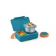 OmieBox Up Φαγητοδοχείο με 2 Ζώνες Θερμοκρασίας 1.15lt (Teal)