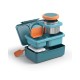 OmieBox Up Φαγητοδοχείο με 2 Ζώνες Θερμοκρασίας 1.15lt (Teal)