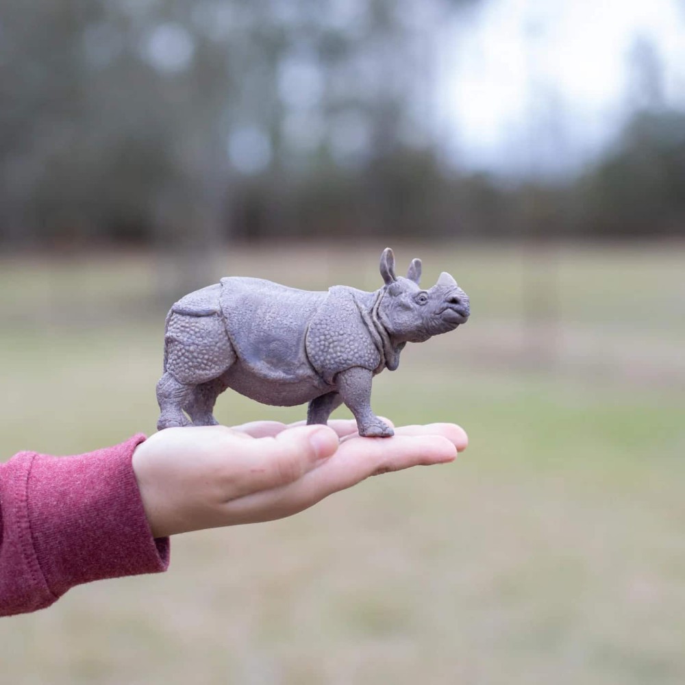 Safari Μινιατούρα Ινδικός Ρινόκερος Indian Rhino