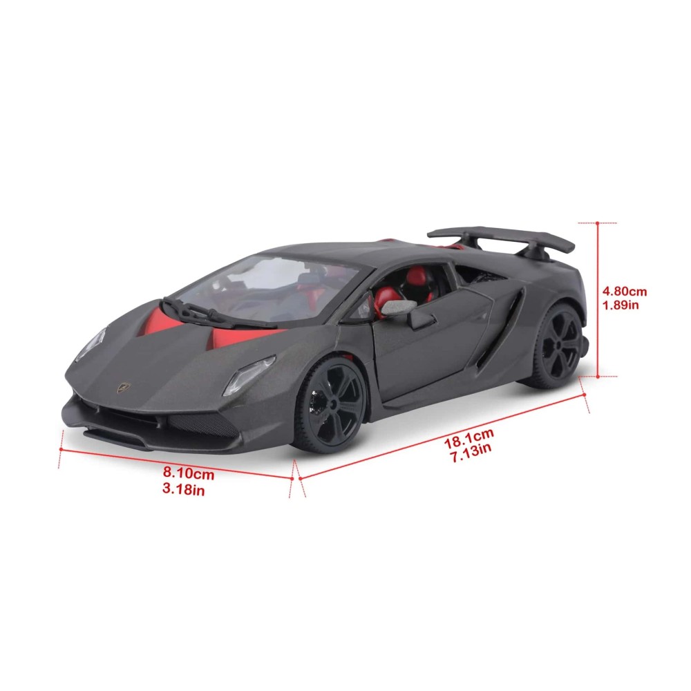 Bburago Lamborghini Sesto Elemento 1/24 (Γκρι)