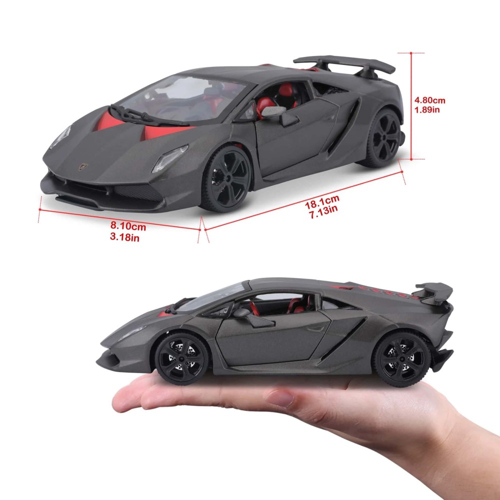 Bburago Lamborghini Sesto Elemento 1/24 (Γκρι)