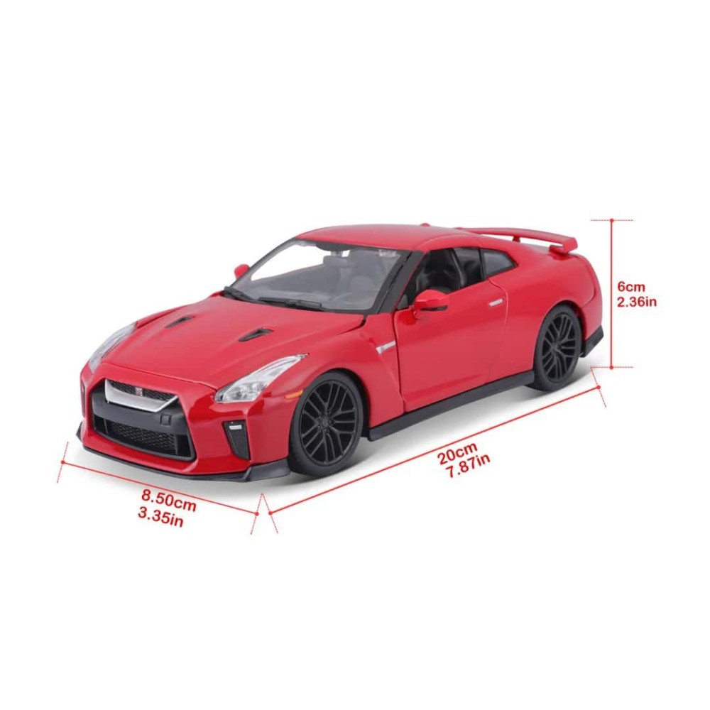 Bburago Nissan GT-R (2017) 1/24 (Κόκκινο)