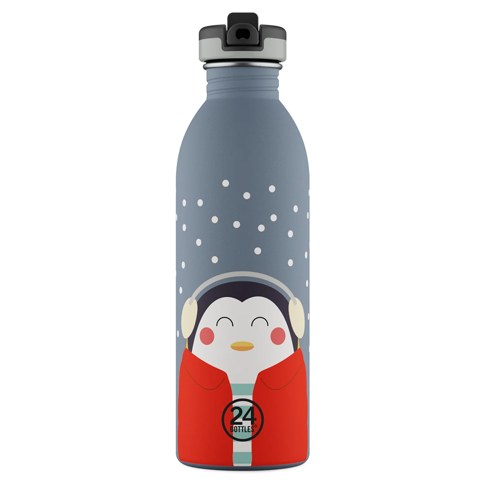 24Bottles Kids Urban Bottle Ανοξείδωτο Μπουκάλι 0.50lt (Happy Penguin)