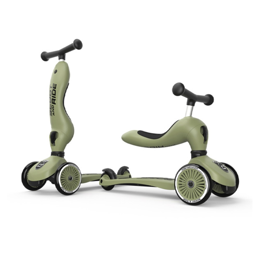 Scoot & Ride Πατίνι 2in1 Highwaykick 1 Olive