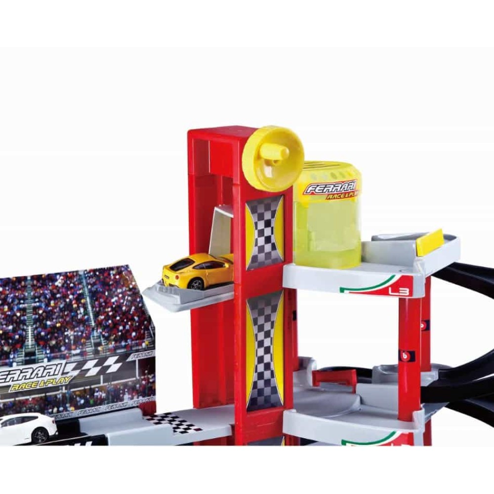 Bburago Ferrari Race+ Play Racing Garage 1/43