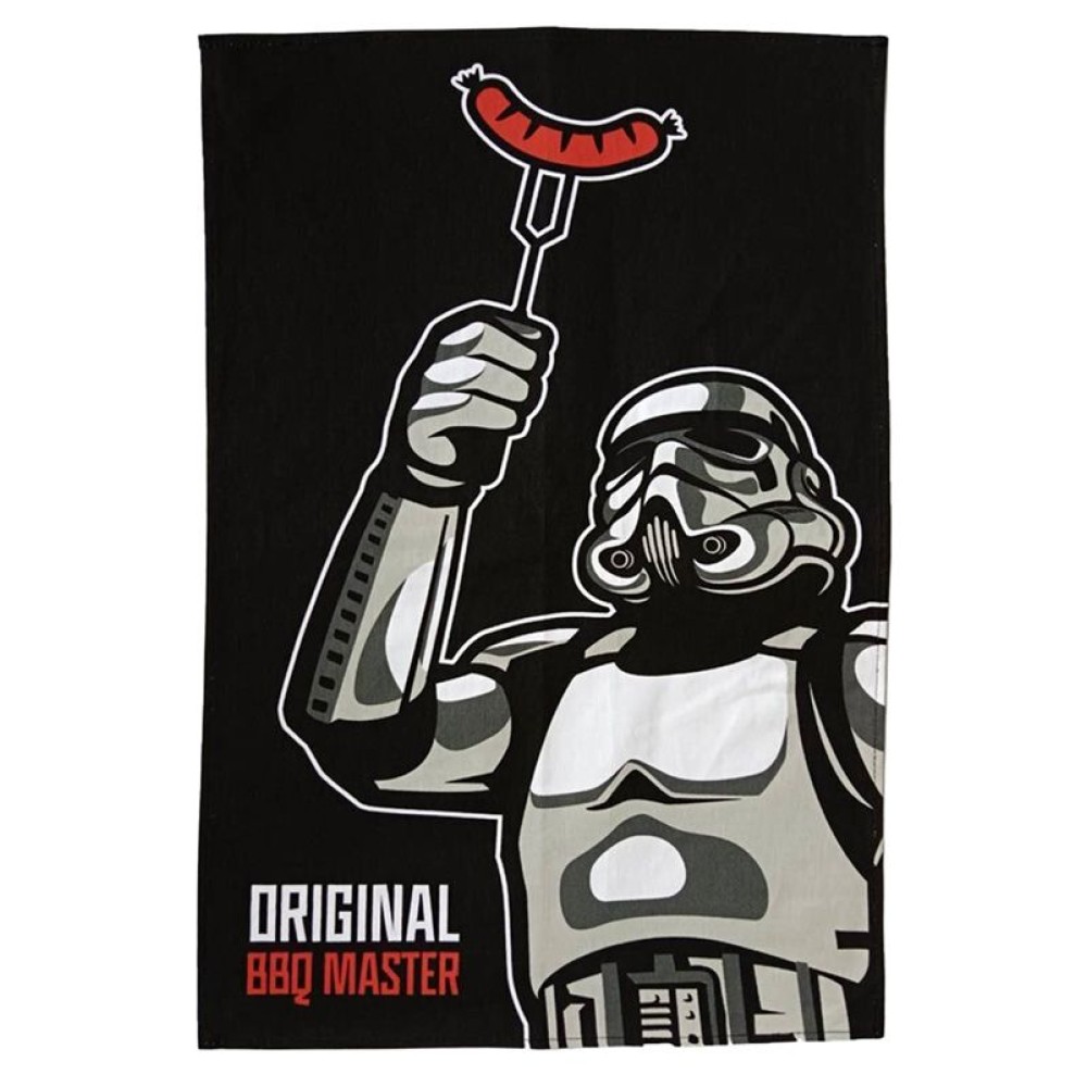 Puckator Πετσέτα Κουζίνας από Βαμβάκι Stormtrooper BBQ Master KITC149 (69 x 46 cm)