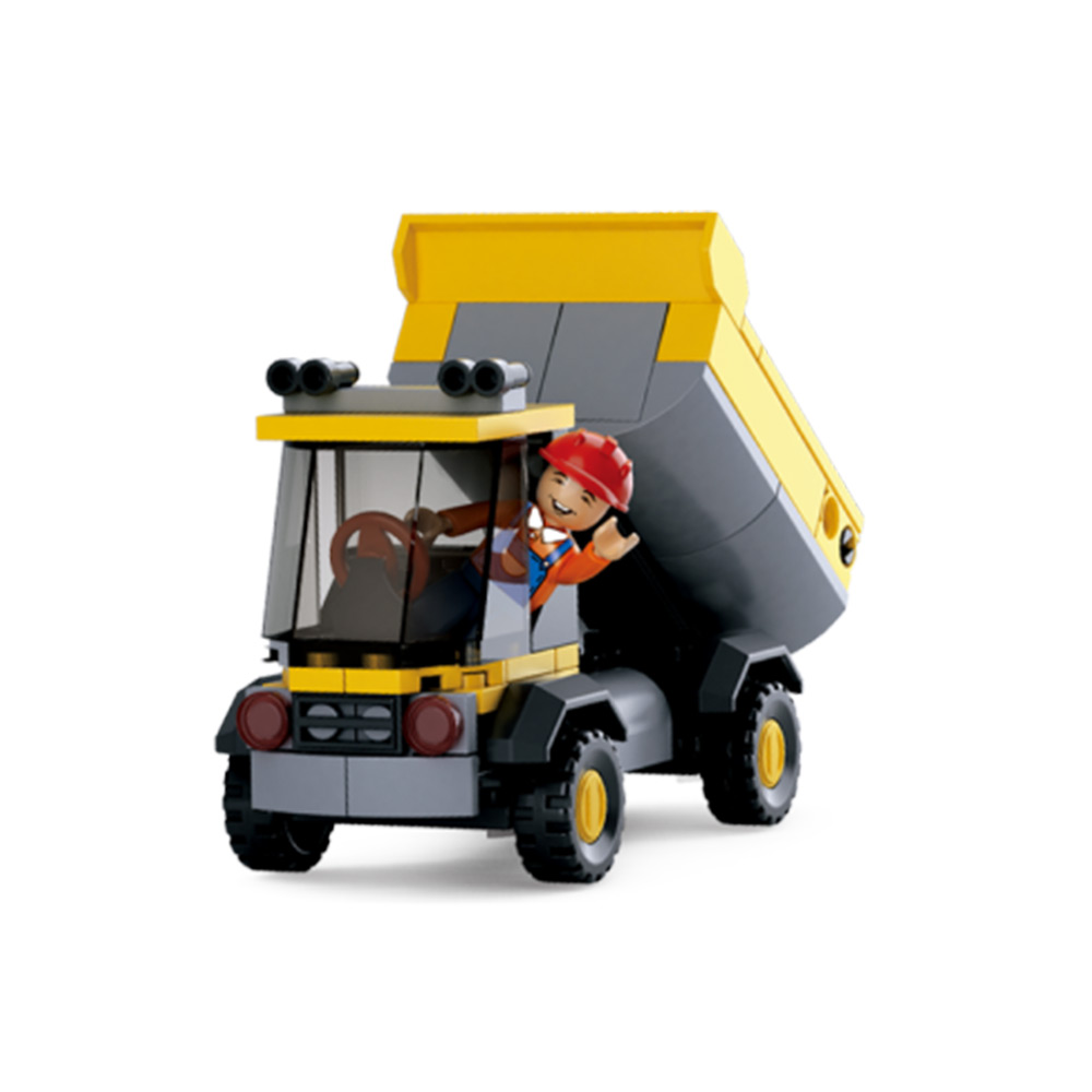 SLUBAN Small Dumper Truck  87PCS M38-B0377A