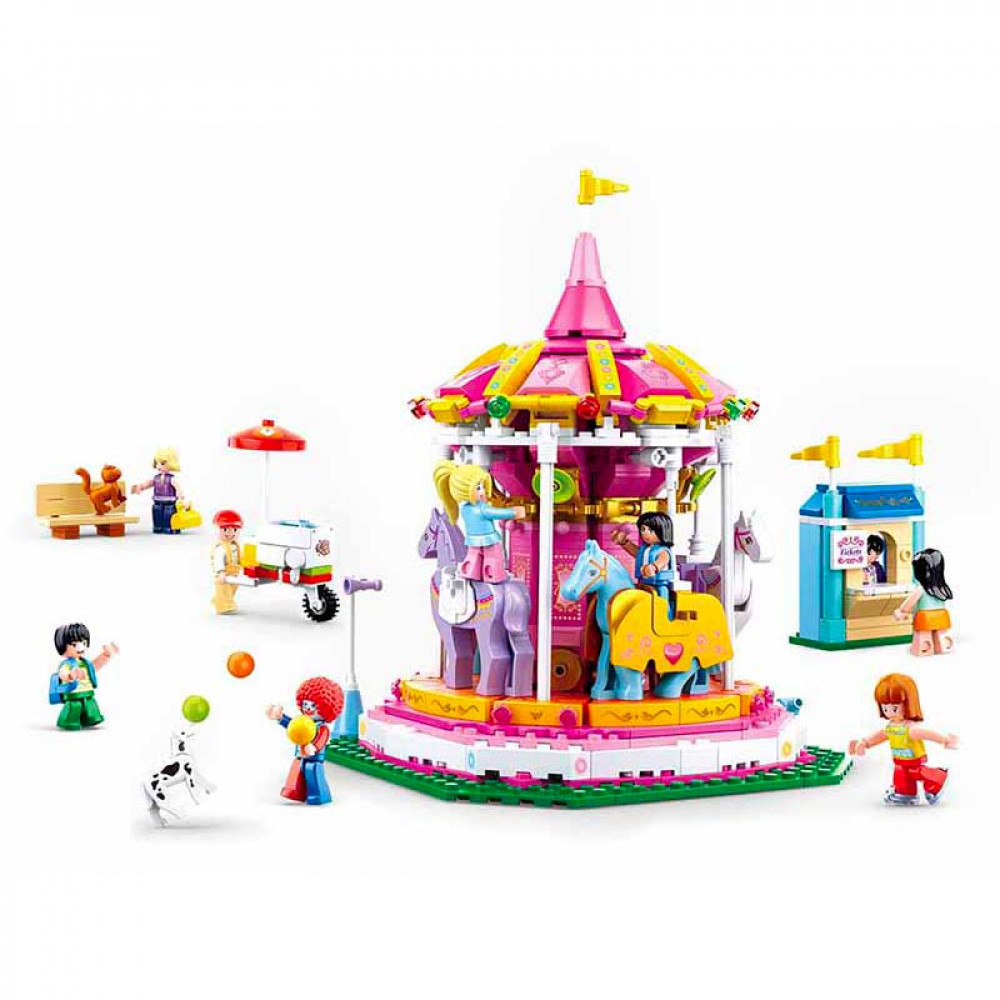 SLUBAN Merry Go Round Carousel M38-B0725