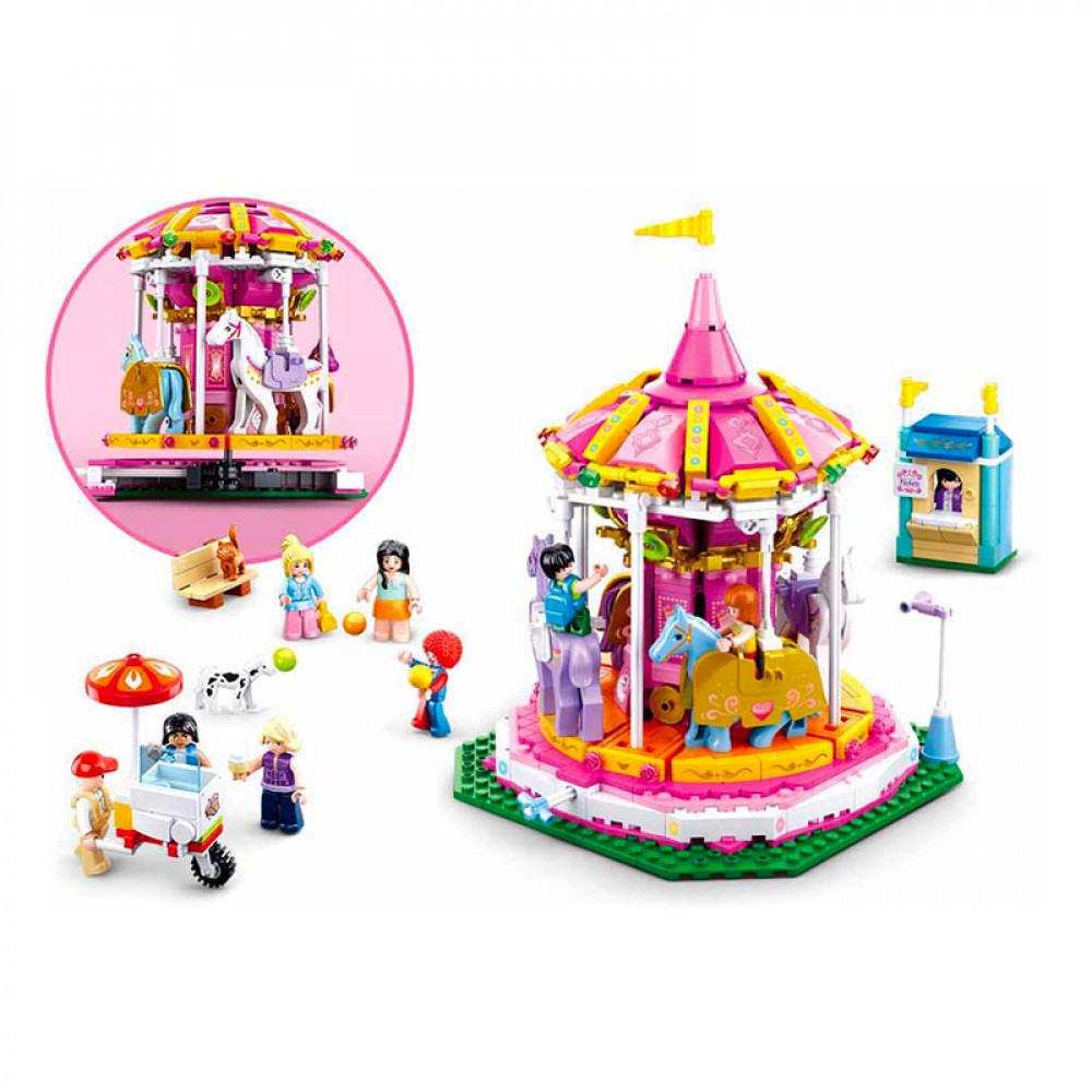 SLUBAN Merry Go Round Carousel M38-B0725